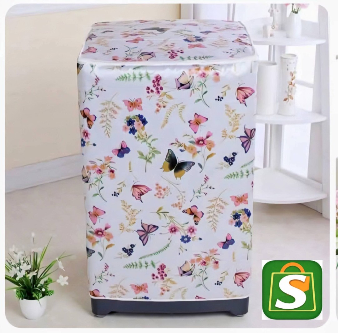 Premium 10kg Top Loading Washing Machine Cover in Bangladesh Waterproof Dustproof PEVA Protector thumbnail 5