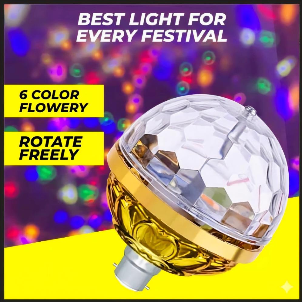 RGB LED Disco Lamp Party Magic Stage Light DJ Strobe Colorful Rotating