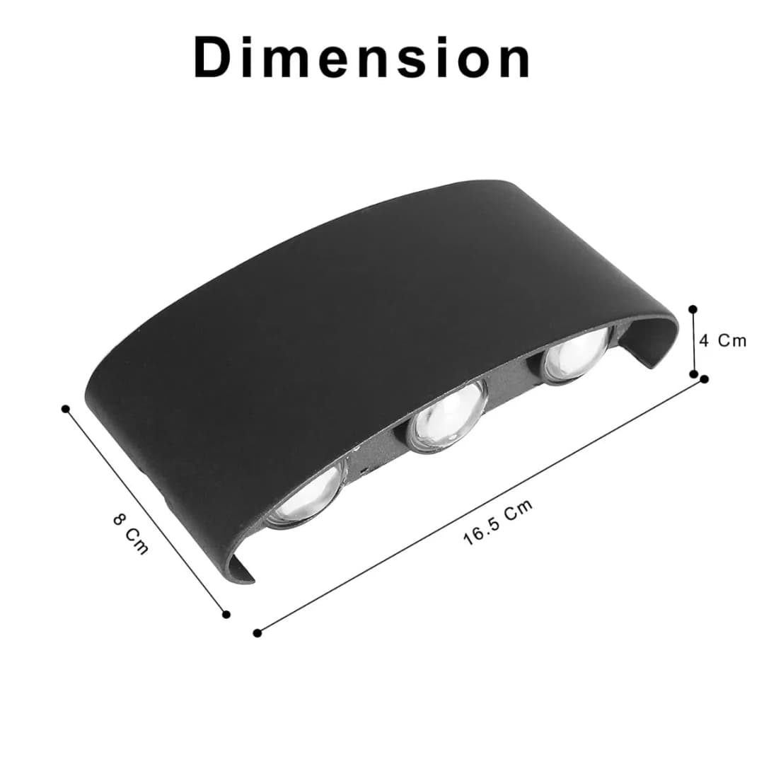 RGB LED Wall Lamp – Stylish Colorful Wall Light thumbnail 4