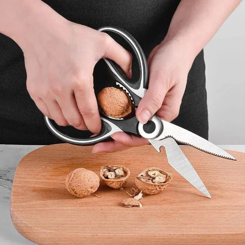 Heavy Duty Kitchen Scissor (Black) – Stainless Steel Multi-Purpose Scissors thumbnail 6