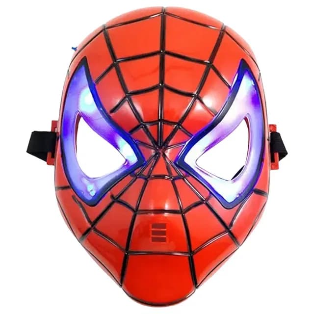 Led light Spiderman Face Mask for children thumbnail 2