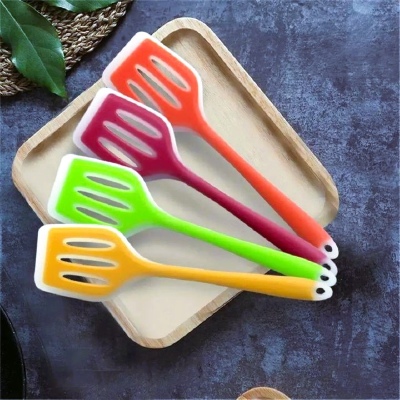 Silicone Cooking Spoon 12 Inch – Non-Stick Slotted Turner Spatula
