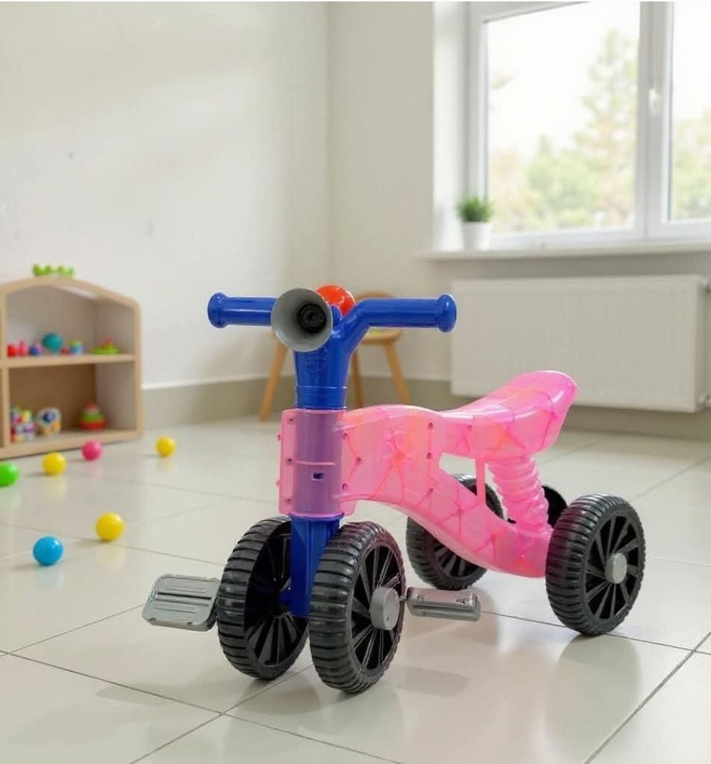 Kids Tricycle Moto Bike Style – Baby Cycle Toy for 1–5 Years Children (Heavy Duty & Safe Design) thumbnail 3