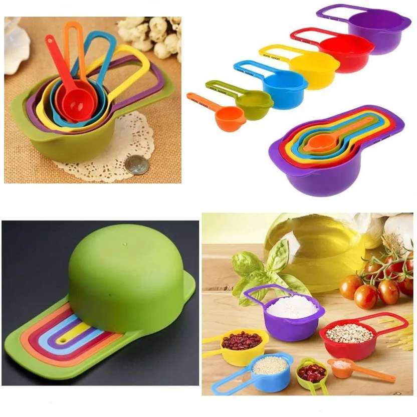 6 Pcs Measuring Cup & Spoon Set – Kitchen Measurement Tools thumbnail 3