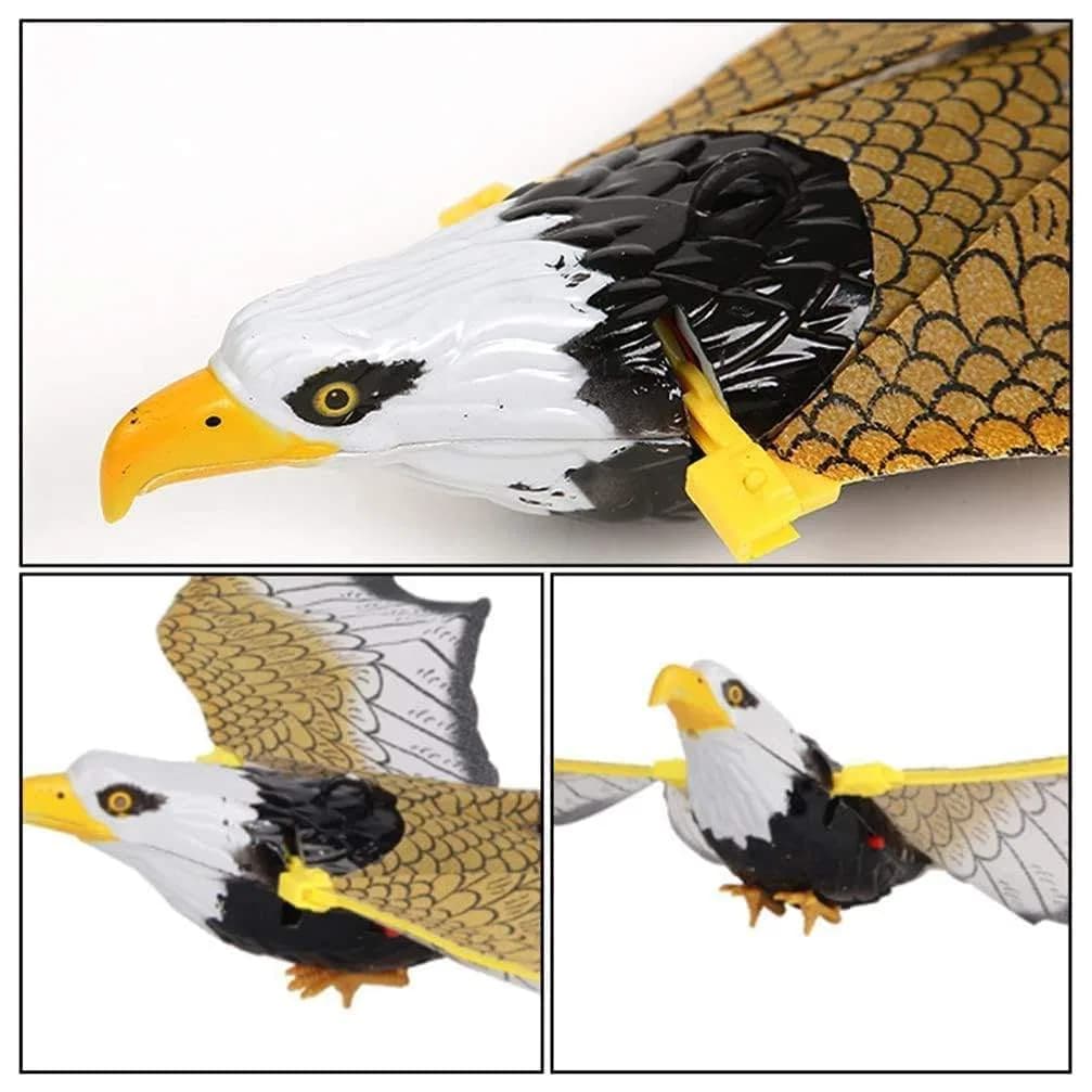 Electronic Flying Eagle, Flying Eagle Toy, Battery Operated Flying Eagle Toy with Spred Wings for Kids 360 Degree Automatic Revolving Toys thumbnail 4
