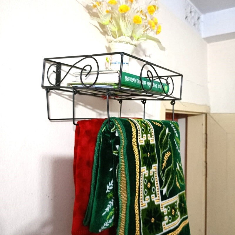 Heavy Duty Wall Mounted Quran Sharif & Jainamaz Stand 15 Inch - Premium Quality