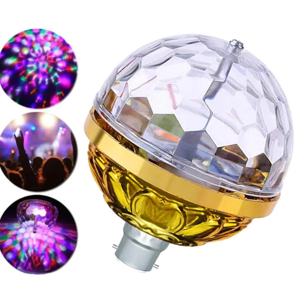 RGB LED Disco Lamp Party Magic Stage Light DJ Strobe Colorful Rotating thumbnail 2