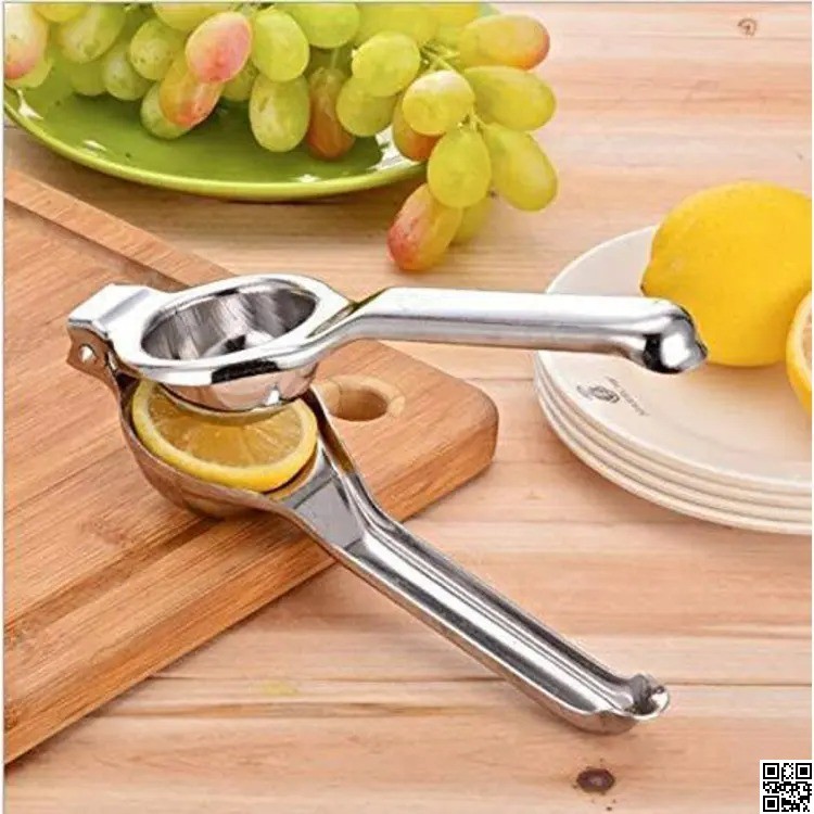 Stainless Steel Lemon Squeezer – Manual Citrus Juicer Hand Press thumbnail 2