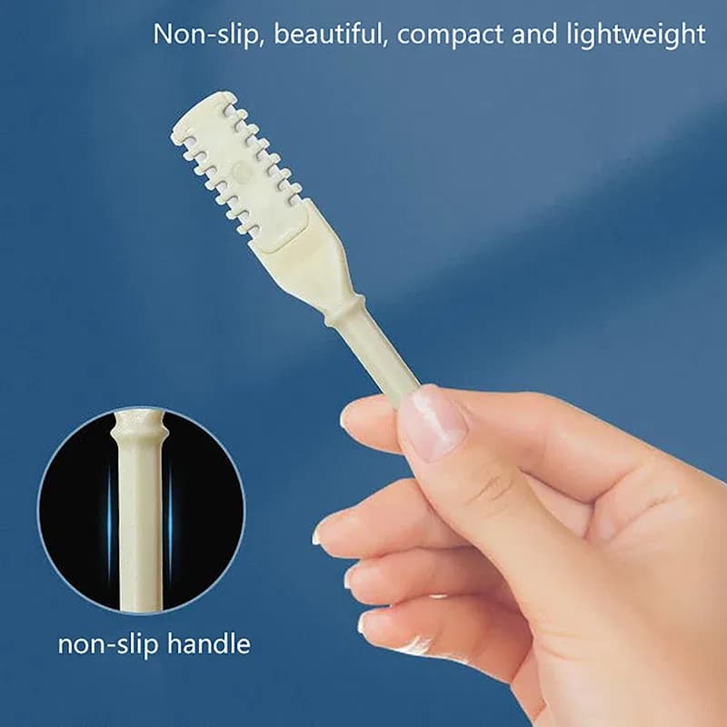 2-in-1 Nasal Hair Cutter | 360 Rotating Nose Hair Trimmer & Manual Ear Picker | Portable Double-Sided Nose & Ear Hair Trimmer thumbnail 3