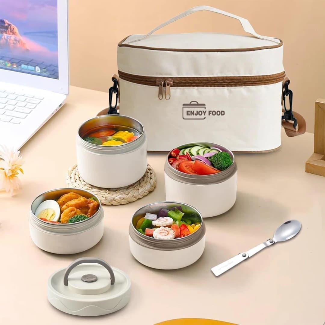 4-Layer Thermal Lunch Box 🍱✨ thumbnail 3