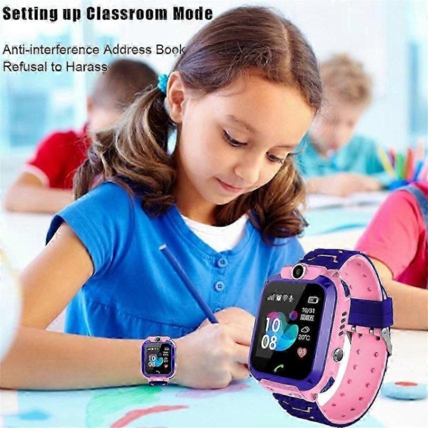 Baby GPS Smart Watch with HD Video Call Camera – Kids Smartwatch with GPS LBS SOS WiFi SIM Support for Boys & Girls
