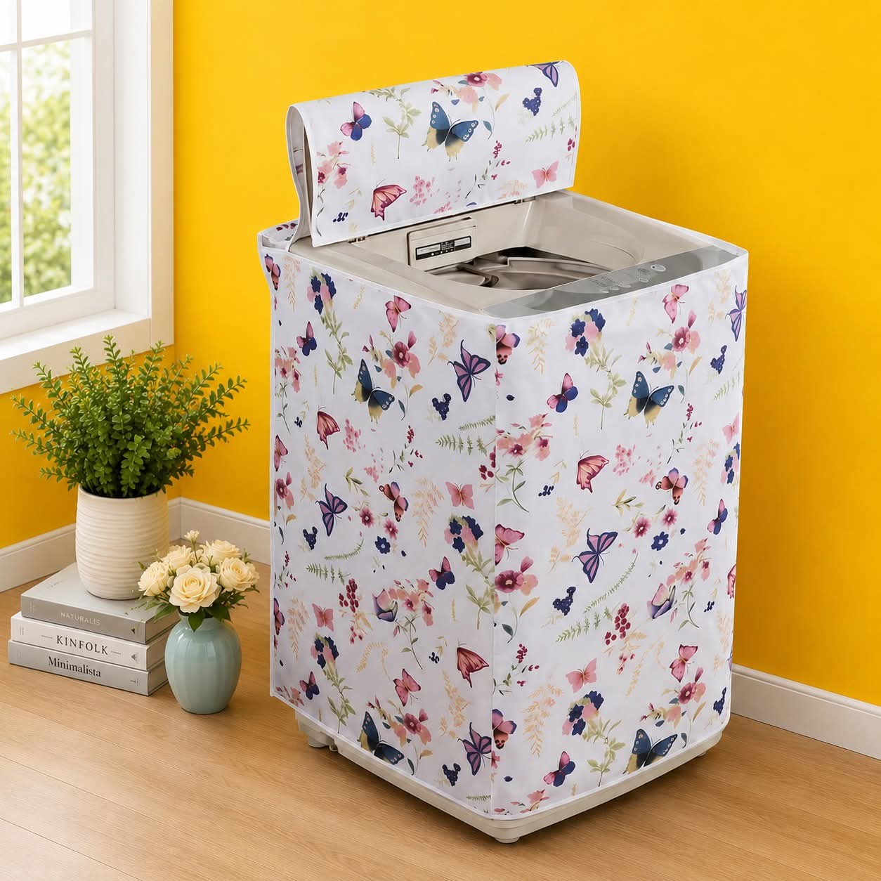 Premium 10kg Top Loading Washing Machine Cover in Bangladesh Waterproof Dustproof PEVA Protector thumbnail 2