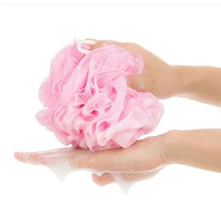 Body Wash Sponge loofah, (1 Pcs) Flower Shape Bath Balls Cute Shower Flower Bath Mesh Sponges Loofah thumbnail 4