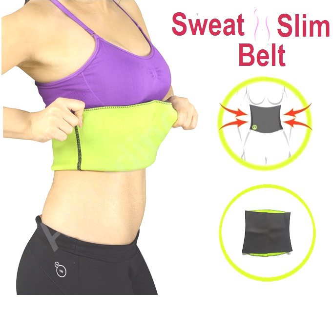 Sweat Slim Belt Hot Body Shaper Slimming Belt Waist Trainer Fat Burn Belt for Men Women Bangladesh thumbnail 4