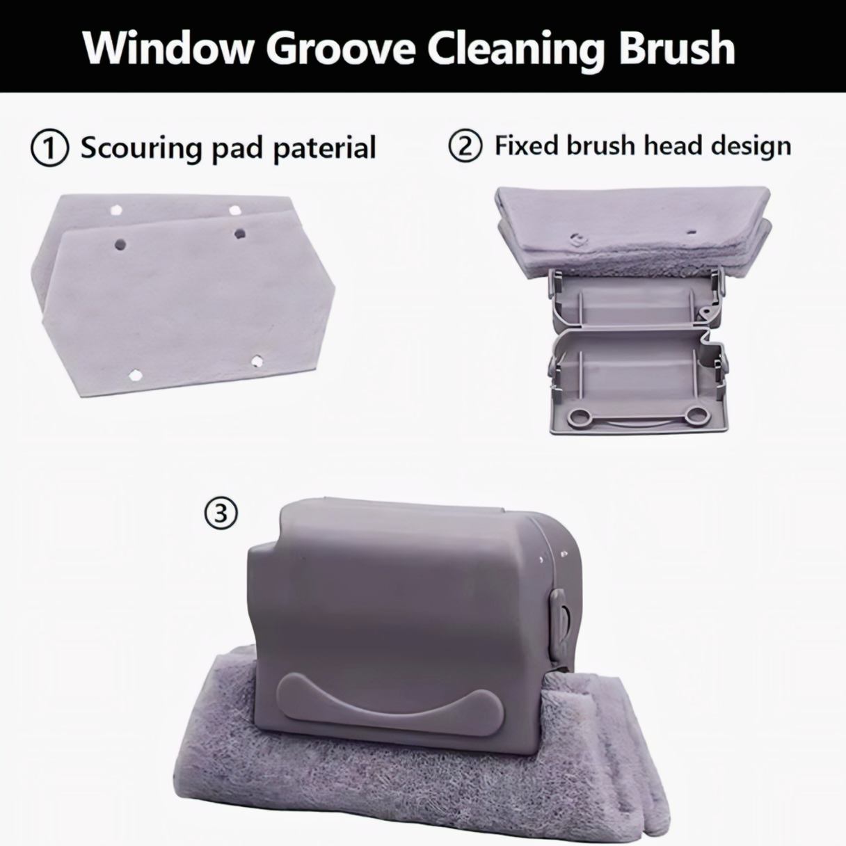 Window Groove Cleaning Brush in Bangladesh Sliding Track Cleaner Thai Cleaning Brush Tool thumbnail 5