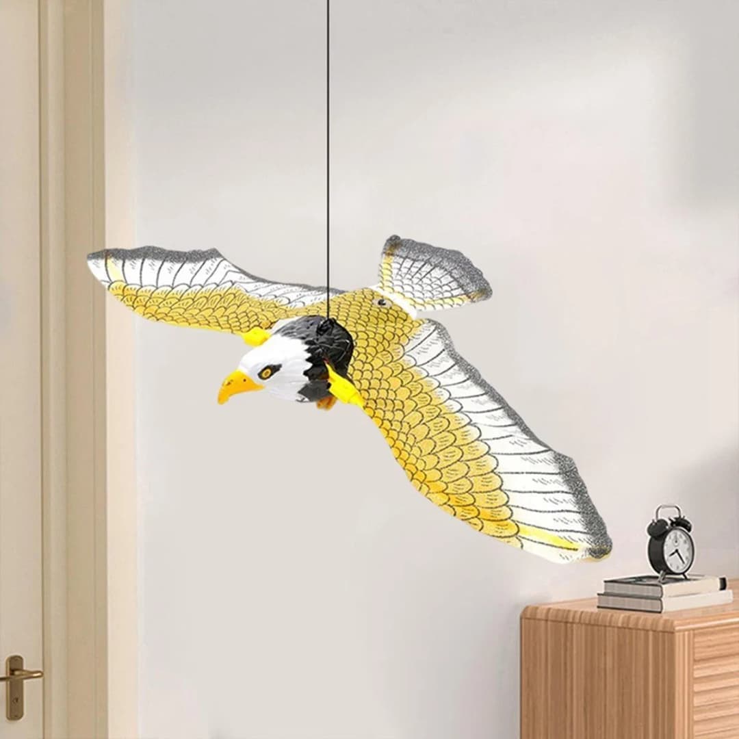 Electronic Flying Eagle, Flying Eagle Toy, Battery Operated Flying Eagle Toy with Spred Wings for Kids 360 Degree Automatic Revolving Toys thumbnail 3