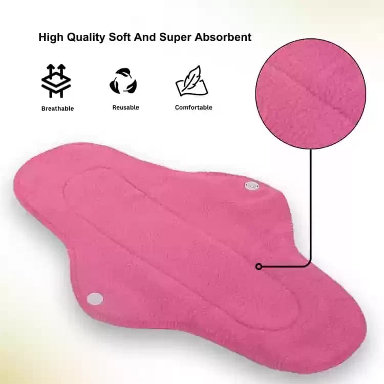 2pcs Reusable Sanitary Pads, period napkin pad thumbnail 2