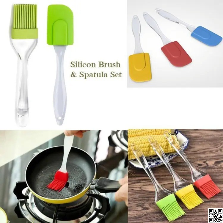 Silicone Basting Spatula & Brush – Kitchen Oil & Baking Tool thumbnail 6