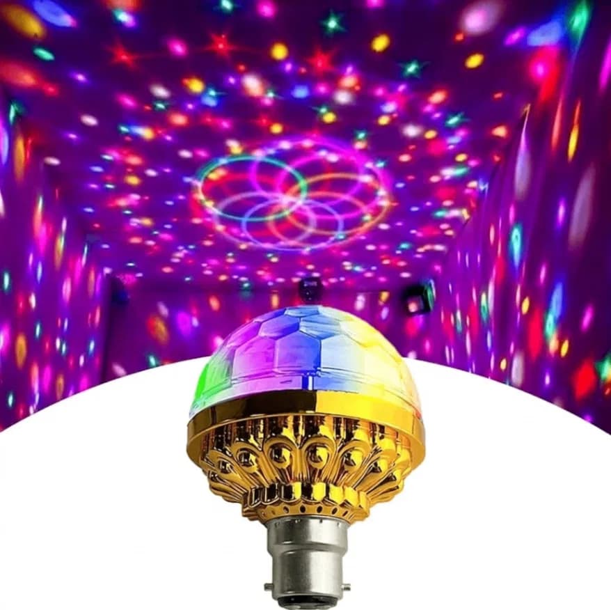 RGB LED Disco Lamp Party Magic Stage Light DJ Strobe Colorful Rotating thumbnail 8