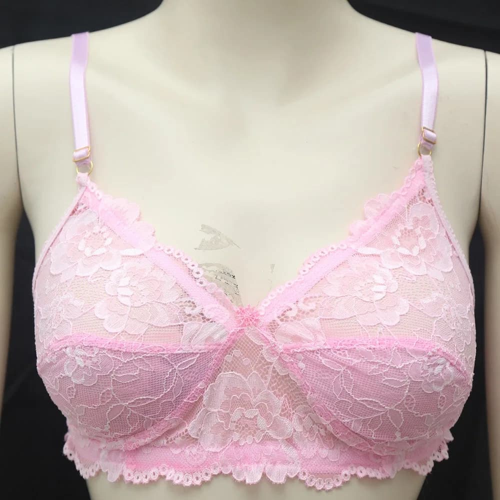 4 Pcs Lace & Net Bra Combo – Soft, Breathable & Comfortable Bras for Women thumbnail 4