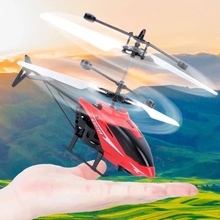 Rechargeable Mini Remote Control Helicopter – Gesture Sensing Flying Toy thumbnail 4
