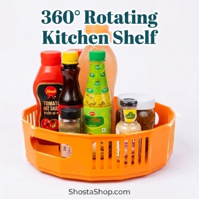Multi-Purpose 360° Rotating Organizer Tray for Kitchen & Dining (Lazy Susan)