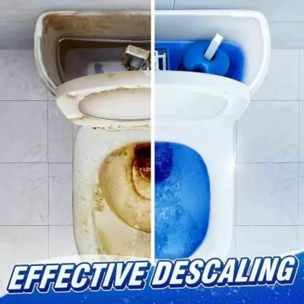 Automatic Flush Toilet Bowl Cleaner Tablets + 10 Pcs Tablets Bathroom Toilet Tank Cleaner thumbnail 4