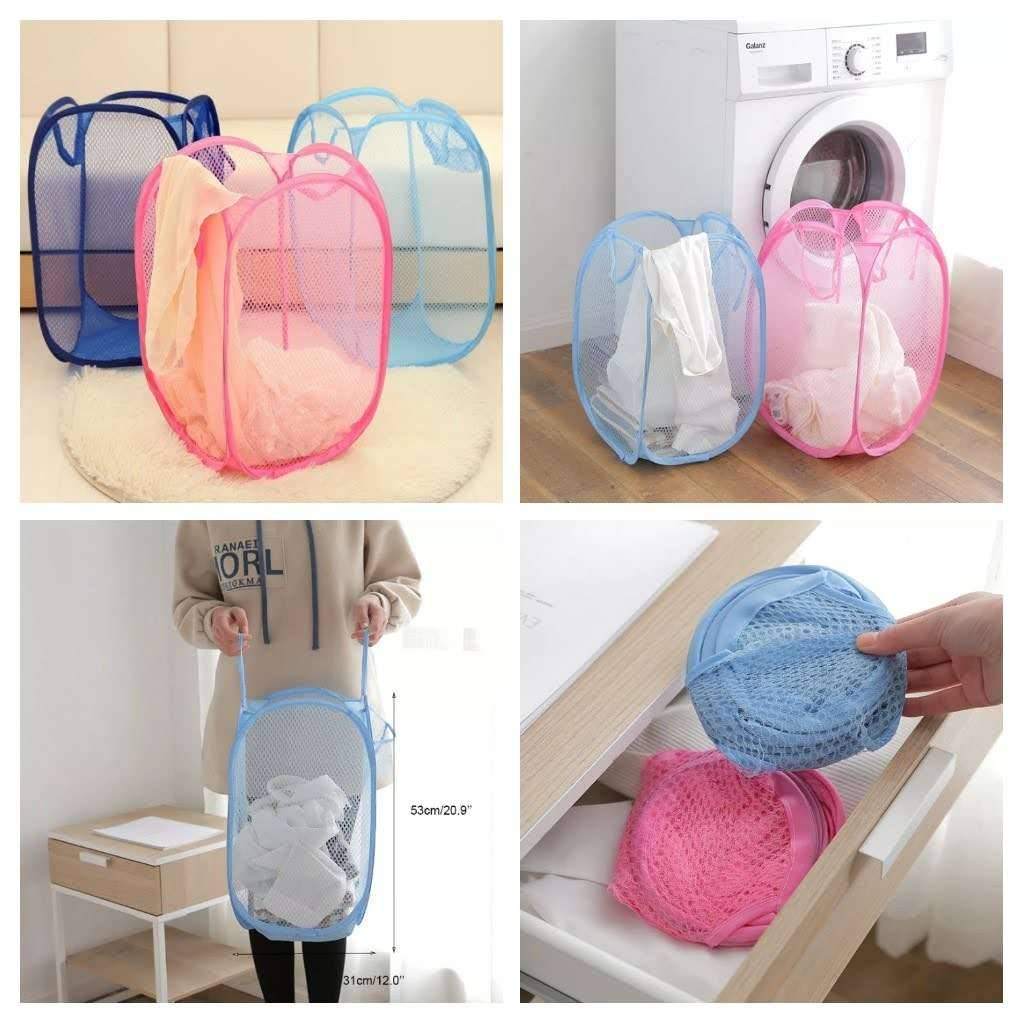 Foldable Laundry Basket, Pop Up Dirty Clothes Storage Bag Washing Laundry Basket Bag Bin, Washing Bag thumbnail 6