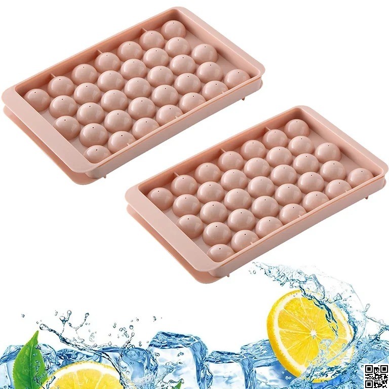 33 Grid Ice Ball Maker Mold – Silicone Ice Cube Tray with Lid thumbnail 6