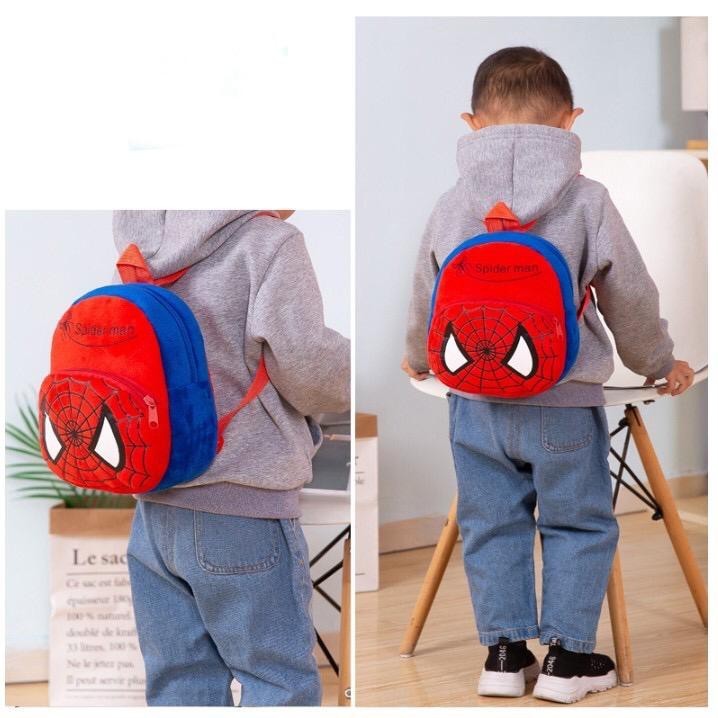 Kids Cartoon Backpack | Baby Spiderman School Bag for Boys & Girls 2-8 Years thumbnail 5