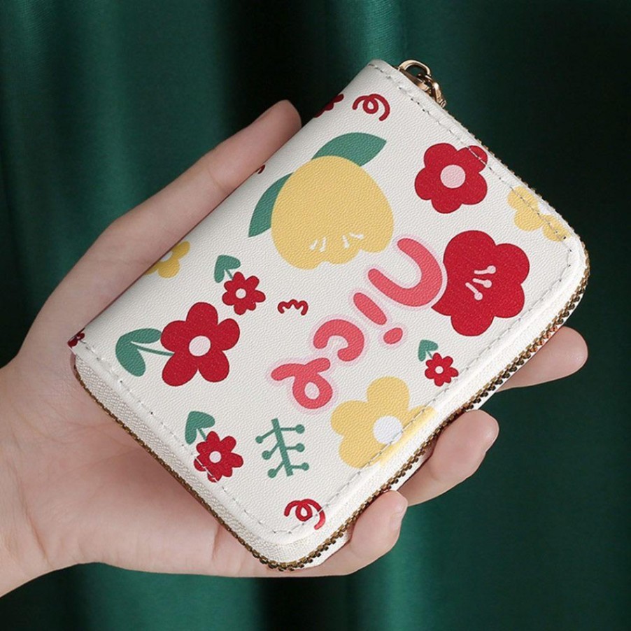 Cute Coin Purse Wallet for Women | Kawaii Mini Card Holder Korea Style Wallet | Small Zipper Coin Pouch for Cash, Cards & Pocket Use thumbnail 3