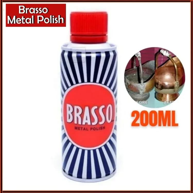 Brasso Metal Polish 200ml for Brass, Copper, Stainless, Chrome, Aluminum, Pewter and Bronze thumbnail 5