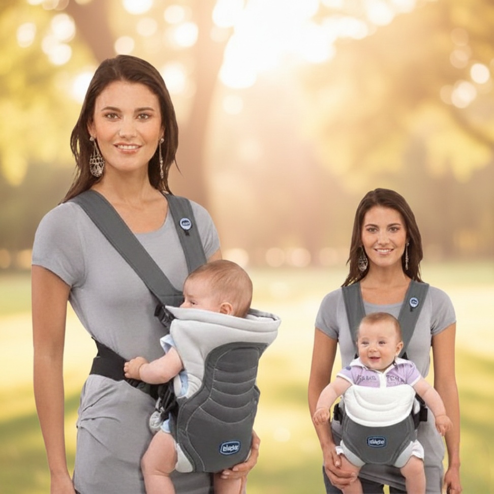 Chicco Soft & Dream Baby Carrier 0–18 Months – 3 Position Carrier for 0–12kg Baby