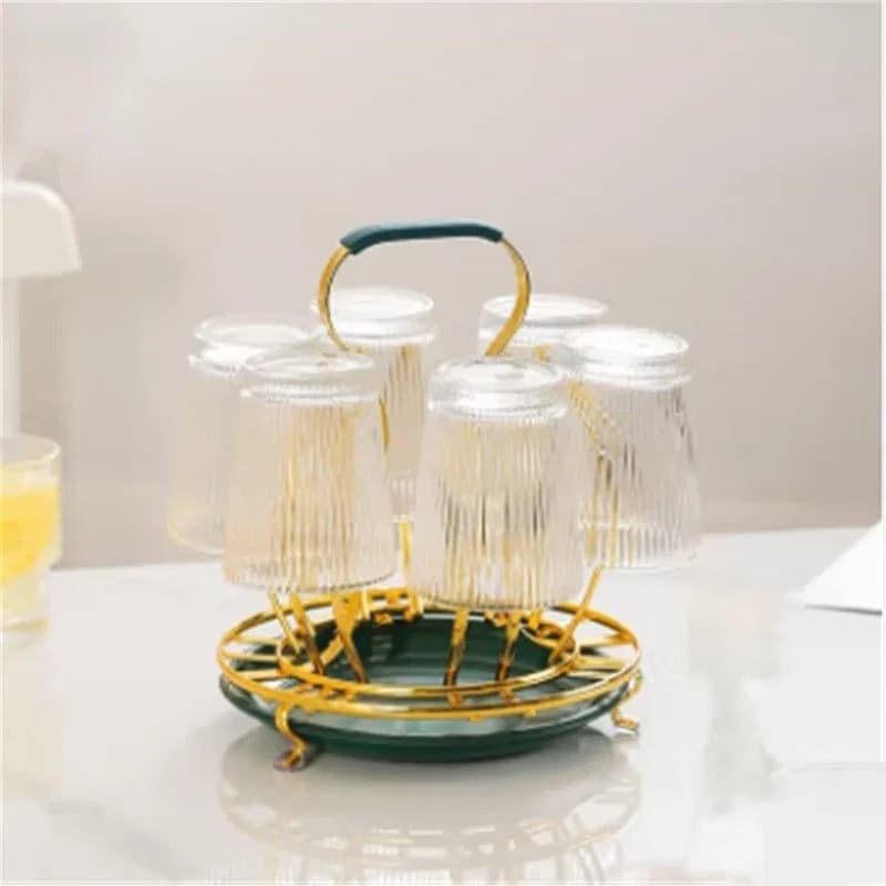✨ 6-Piece Glass Holder Stand – Keep Your Table Neat & Stylish thumbnail 2