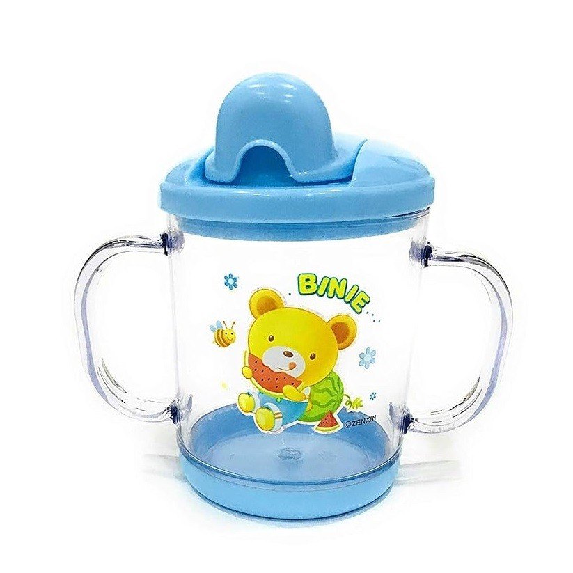 Binie Baby Mum Pot 200ml Double Handle Water Bottle – BPA Free Kids Sippy Cup thumbnail 4