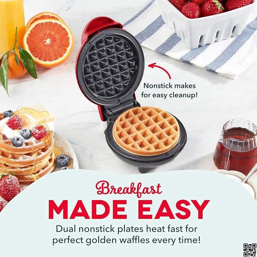 Electric Bubble Egg Waffle Maker | Eggette Waffle Machine 350W thumbnail 4