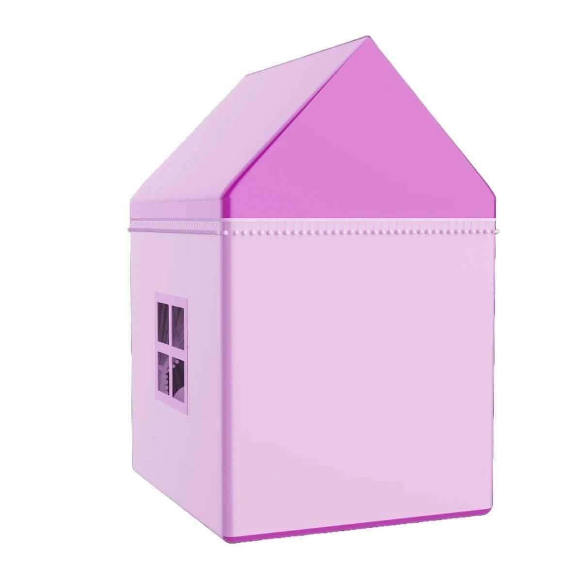 Baby Castle Tent House with 40 Balls – Portable Kids Play Tent for Indoor & Outdoor (Pink) thumbnail 5