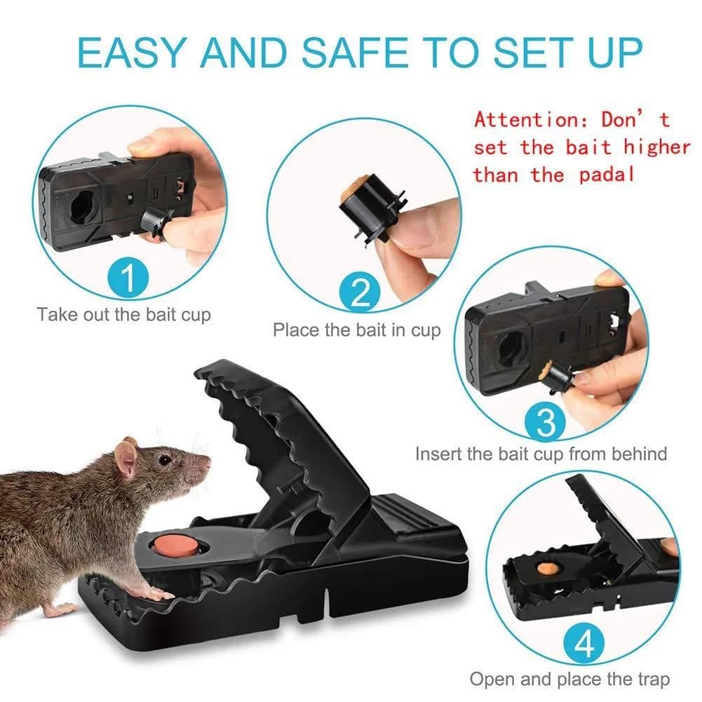 Mouse killer trap, Rat trap (Big Size) Best Plastic Mouse Killer Machine, Mouse Catcher thumbnail 4