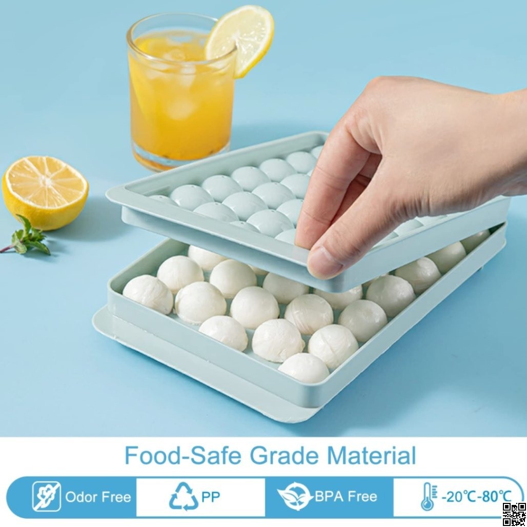 33 Grid Ice Ball Maker Mold – Silicone Ice Cube Tray with Lid thumbnail 4