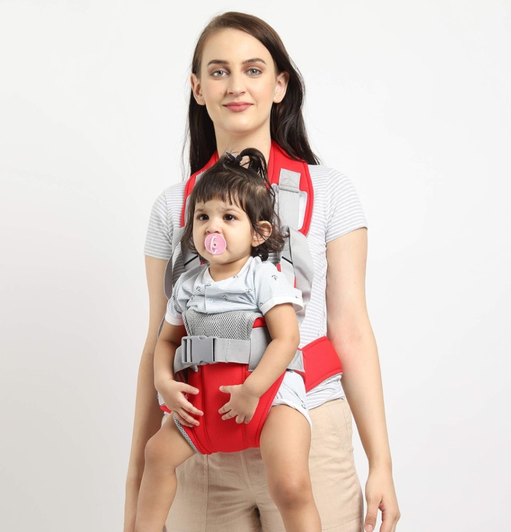 6 in 1 Baby Carrier Bag | Original Will Adjustable Ergonomic Baby Carrying Backpack thumbnail 5