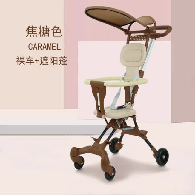 Foldable Baby Stroller, Multi-Function Lightweight Magic Stroller with Hood - Easy Foldable Travel-Friendly, Lightweight Baby Stroller Price in Bangladesh thumbnail 2