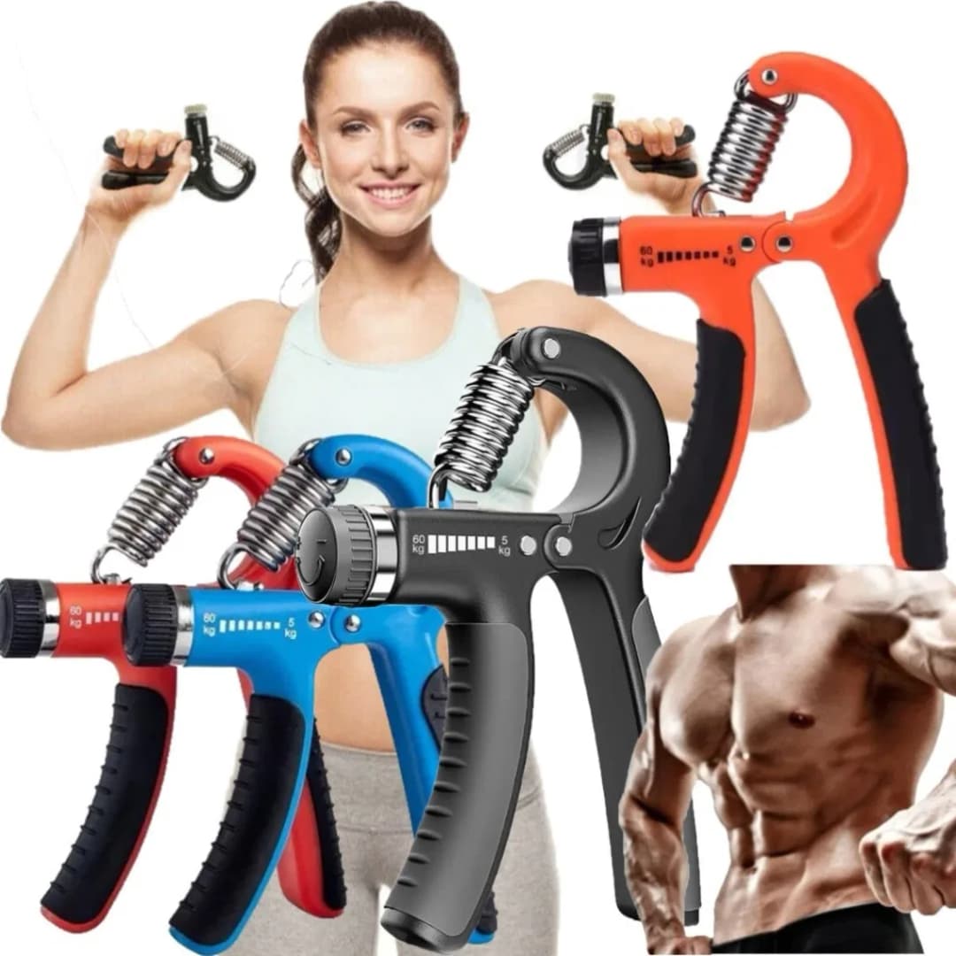 Hand gripper, hand gripper 60kg, hand gripper adjustable, hand gripper adjustable 60 kg, hand gripper for gym, hand gripper for exercise thumbnail 4