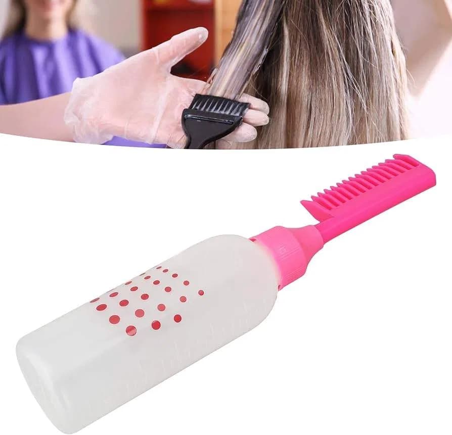 Hair Oil Applicator Comb Bottle, Hair Oil Bottle- Oil Comb- Hair Tools- Hair Dye Applicator Brush Bottles Styling Tool thumbnail 4