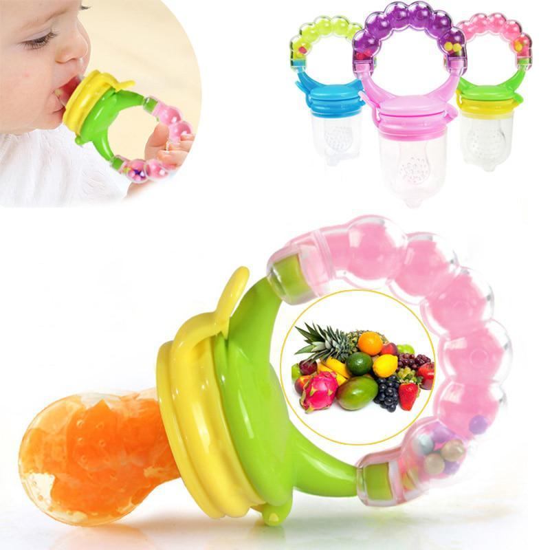 Baby Silicone Spoon Feeder Set | Food Feeder & Finger Toothbrush Combo thumbnail 3
