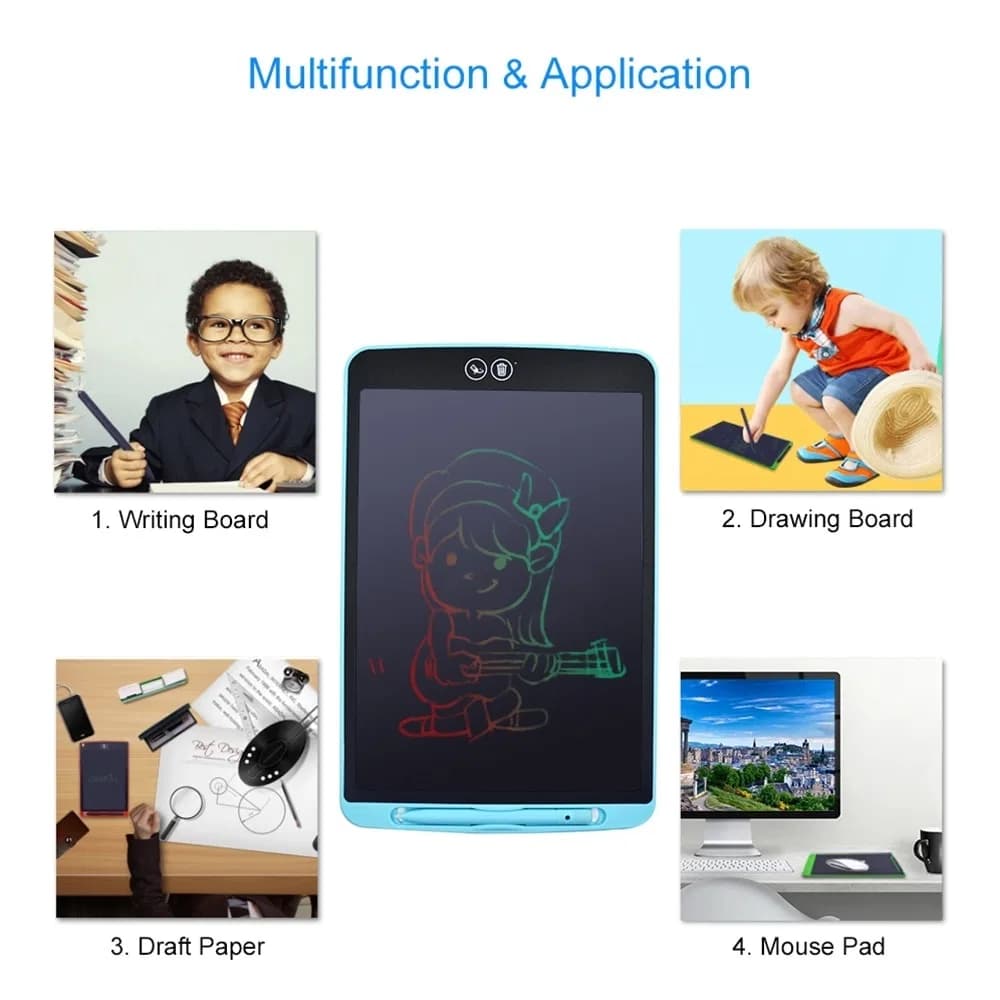 10 Inch LCD Drawing and Writing Tablet, LCD Writing Learing Tablet Drawing Board thumbnail 3