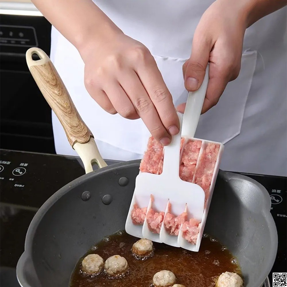 Creative Kitchen Triple Meatball Maker – Non-Stick Meatball Scoop & Ball Shaper Tool thumbnail 2
