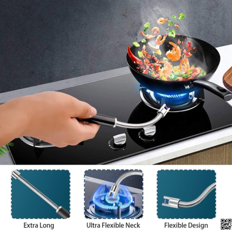 Rechargeable USB Electric Lighter – Arc Plasma Candle & BBQ Lighter thumbnail 2