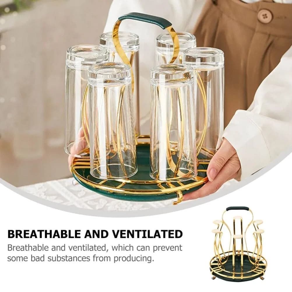 ✨ 6-Piece Glass Holder Stand – Keep Your Table Neat & Stylish thumbnail 6