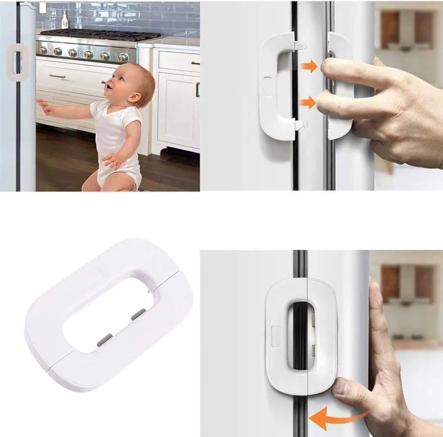 Multi-functional Refrigerator Door Lock - Child Safety & Security Protector, Fridge Door Lock thumbnail 5