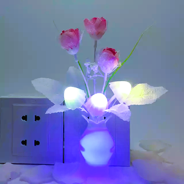 Romantic LED Mushroom Night Light with Auto Sensor – 7 Color Changing Dream Light for Home Decor